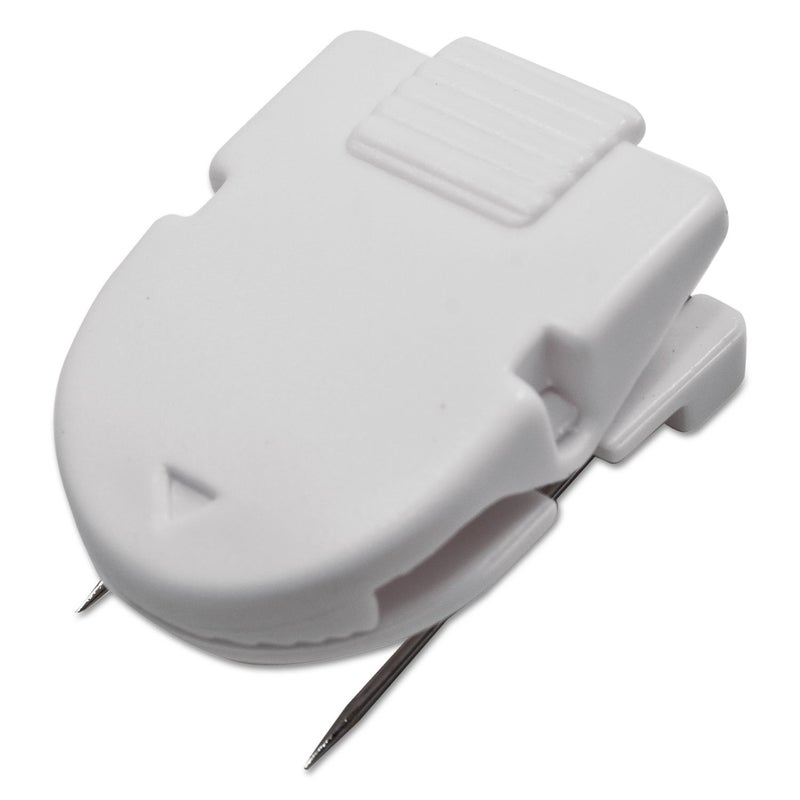 Advantus 75301 Panel Wall Clips for Fabric Panels, Standard Size, White, 20/Pack - Image 1